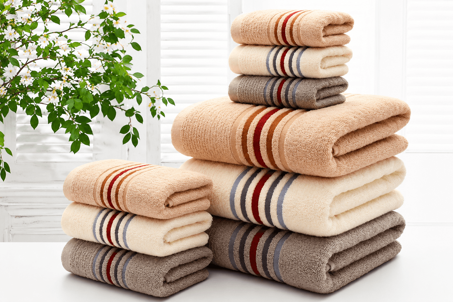 Fancy Border Towels design 2